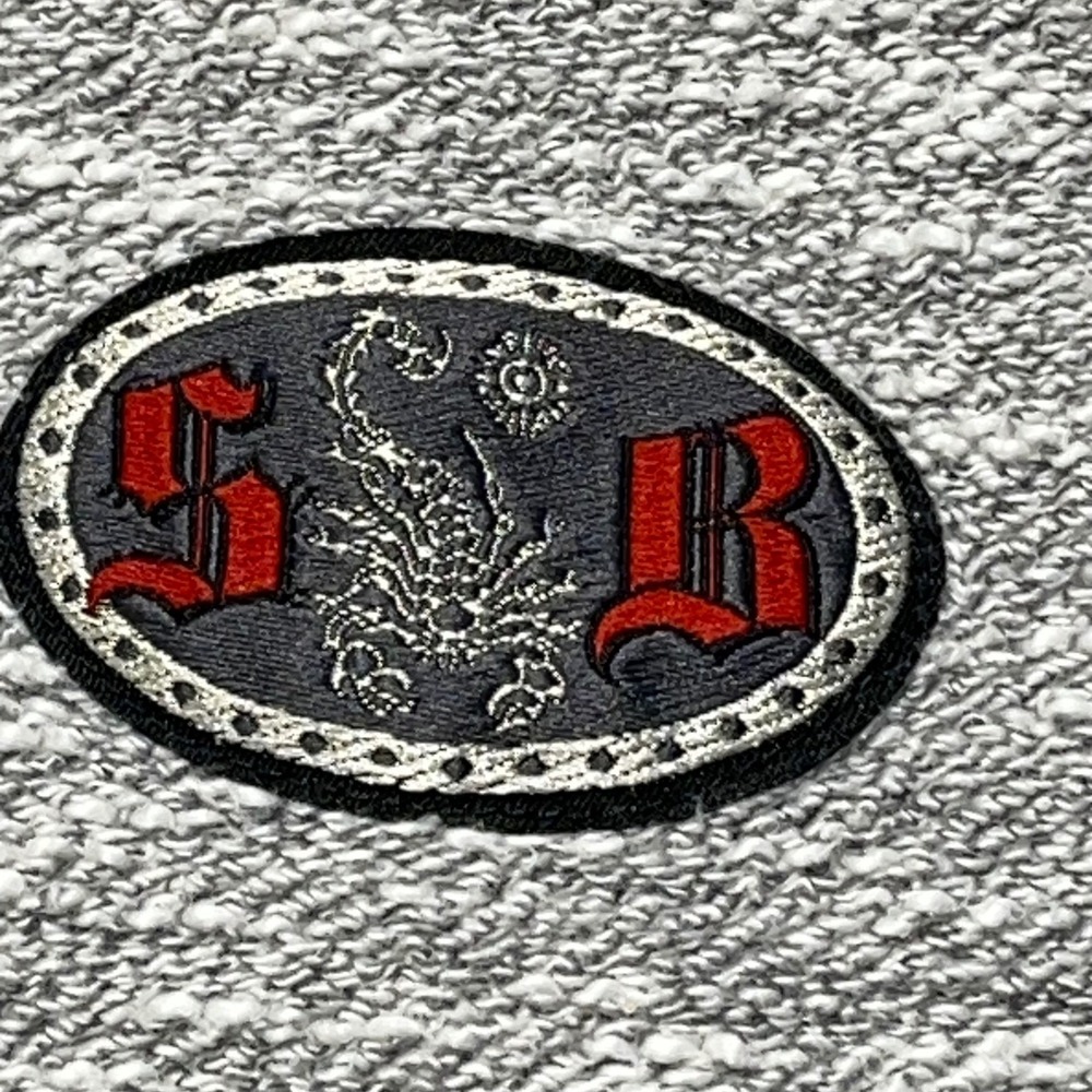 Vintage Surf Scorpion Bay Men L Gray Marl Quarter Zip Pullover Sweater Made USA - Picture 5 of 9